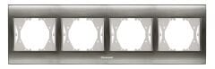 Panasonic Thea Blu Inox+Beyaz Dörtlü Çerçeve - WBTF08045IN-TR