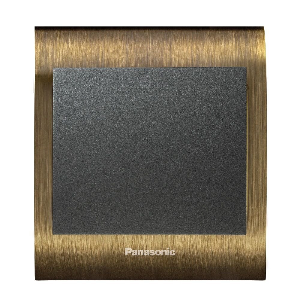 Viko Panasonic Thea Blu Tekli Anahtar Çerçeve Antique+Dore, Kapak Füme