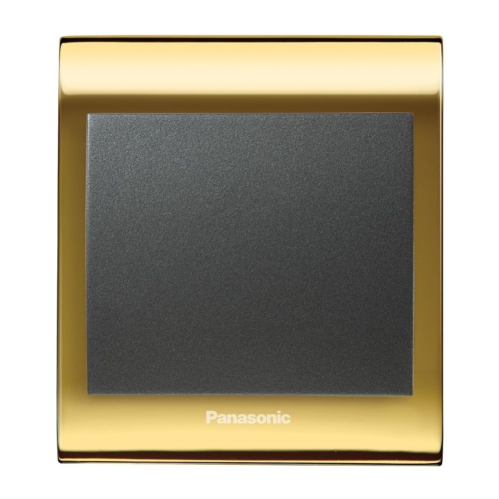Viko Panasonic Thea Blu Tekli Anahtar Çerçeve Gold+Dore, Kapak Füme