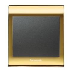 Viko Panasonic Thea Blu Tekli Anahtar Çerçeve Gold+Dore, Kapak Füme