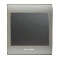 Viko Panasonic Thea Blu Tekli Anahtar Çerçeve Inox Matt+Dore, Kapak Füme
