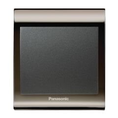 Viko Panasonic Thea Blu Tekli Anahtar Çerçeve Una+Füme, Kapak Füme