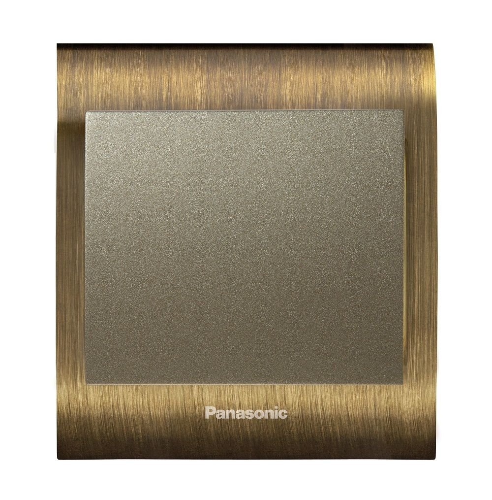 Viko Panasonic Thea Blu Tekli Anahtar Çerçeve Antique+Dore, Kapak Dore
