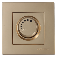 Mutlusan Rita Antik Altın Işıklı Dimmer 600W Çerçeveli