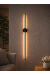 CATA CT-5211 9W Çubuk LED Aplik Siyah Kasa Beyaz ve Günışığı Renk