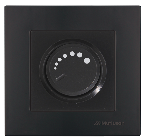 Mutlusan Rita Siyah Altın Işıklı Dimmer 600W Çerçeveli