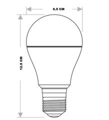 Cata CT-4259 12W Sensörlü LED Ampul E27 Beyaz Işık