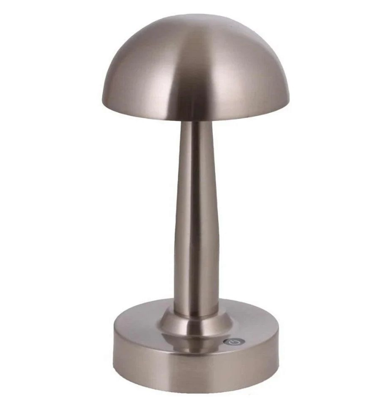 NOAS YL86-1601 Sunset Silver Gümüş Dokunmatik, Dimli ve Şarjlı LED Masa Lambası - Gün Işığı (3200K)