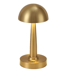NOAS YL86-1602 Sunset Bronz Altın Rengi Dokunmatik, Dimli ve Şarjlı LED Masa Lambası - Gün Işığı (3200K)