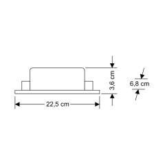 Kendal 5 Amper 60W 12 Volt Şerit Led Trafosu Ultra Slim Adaptör KLD040