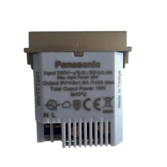 Viko Panasonic Thea Modüler Antrasit Usb Şarj Prizi Type A+C 5V 3A Mekanizma - WVTT12414AN-TR