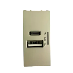 Viko Panasonic Thea Modüler Dore Usb Şarj Prizi Type A+C 5V 3A Mekanizma - WVTT12414DR-TR