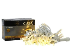 Cata CT-8501 10 Metre Eklenebilir 100 LED'li Flaşlı Dış Mekan Süsleme İp LED - Günışığı IP65