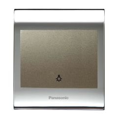 Viko Panasonic Thea Blu Light Anahtar, Çerçeve Chrome+Beyaz, Kapak Dore