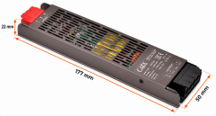 Cata 25 Amper 600W 24 Volt Klemensli Premium Şerit Led Trafosu Adaptör CT-2582