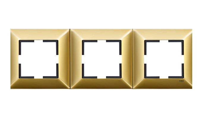 Viko Artline Trenda Modeli Metal Üçlü Çerçeve 92190823 Gold