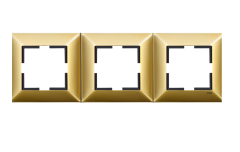 Viko Artline Trenda Modeli Metal Üçlü Çerçeve 92190823 Gold