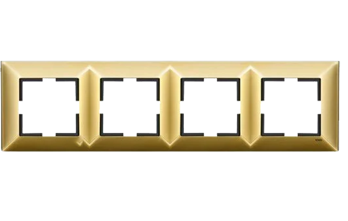 Viko Artline Trenda Modeli Metal Dörtlü Çerçeve 92190824 Gold