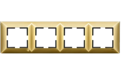 Viko Artline Trenda Modeli Metal Dörtlü Çerçeve 92190824 Gold