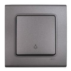 Viko Linnera Life Granit Grisi Light Yaylı Anahtar Çerçevesiz - 90442003