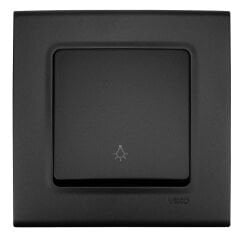 Viko Linnera Life Gece Siyahı Light Yaylı Anahtar Çerçevesiz - 90444003