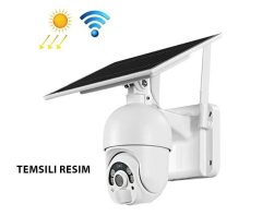 Cata 360 Derece Dönebilen Wi-Fi Akıllı Solar Dış Mekan IP Kamera CT-4052