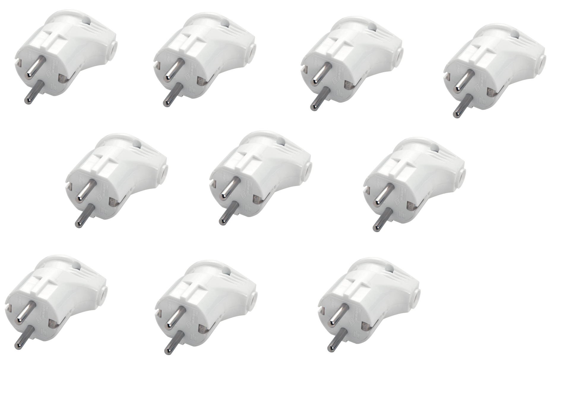 Viko 10 Adet Monoblok Topraklı L Erkek Fiş 90304200-10