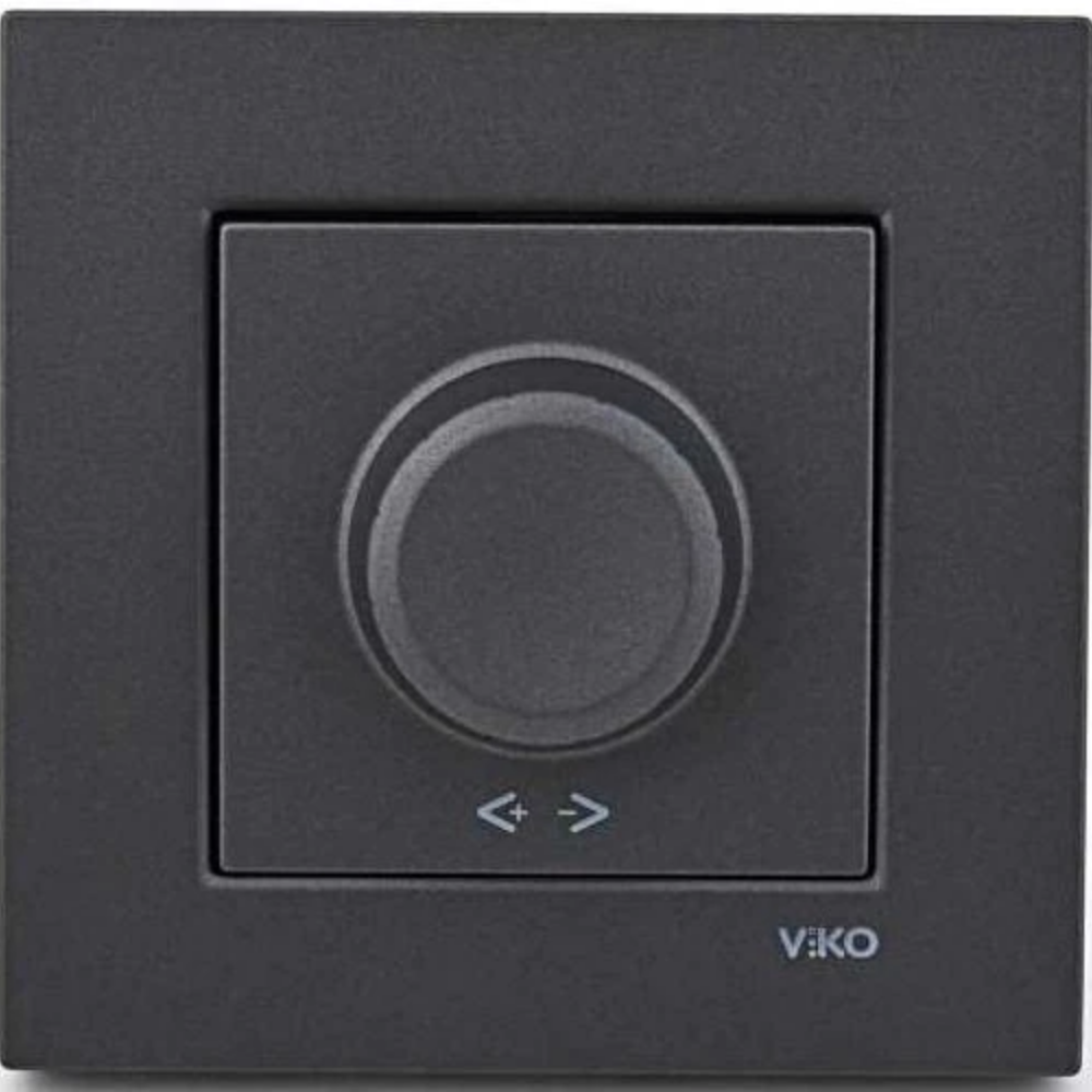 Viko Artline Novella Füme Dimmer Pro RL 6-100W ÇERÇEVELİ