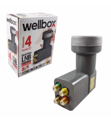 Wellbox Quattro 4'lü Santral Lnb 4k Fhd Full Hd 4 Çıkışlı Wxl-104qtr