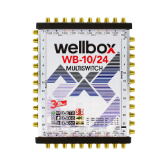 Wellbox 10/24 Uydu Santrali Kaskatlı/Sonlu Multiswitch WXM-1024