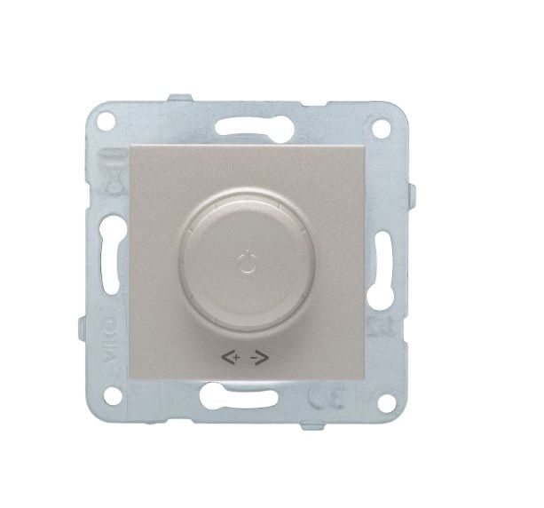 Viko Artline Novella Serisi METALİK BEYAZ Renk Anahtar ve Priz Çeşitleri Rotatif Dimmer 40-600w