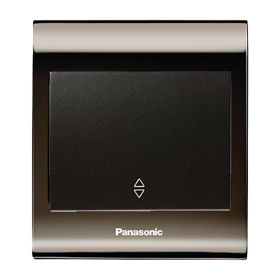 Viko Panasonic Thea Blu Vavian Anahtar, Çerçeve Una+Füme, Kapak Siyah