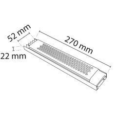 Noas 25 Amper 300W 12 Volt Şerit Led Trafosu Ultra Slim Adaptör YL25-0300