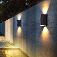 Noas YL83-1032 MİRA 6 Watt Siyah Çift Yönlü Dış Mekan LED Aplik - Gün Işığı (3200K) - IP65