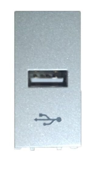 Viko Panasonic Modüler Metalik Beyaz USB Konnektör Alt+Kapak 1M - WVTT14194WH-TR