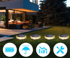 Noas 5W Satürn Solar Zemin Aydınlatma Armatürü Günışığı YL74-1701-S