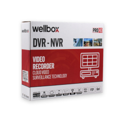Wellbox DVR 4 Kanal Kayıt Cihazı 1080N H265 P6SLİTE 5 In 1 Kayıt Cihazı WB-204N1H00