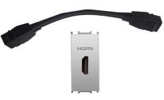 Viko Panasonic Modüler Metalik Beyaz HDMI Konnektör Alt+Kapak 1M - WVTT14794MW-TR