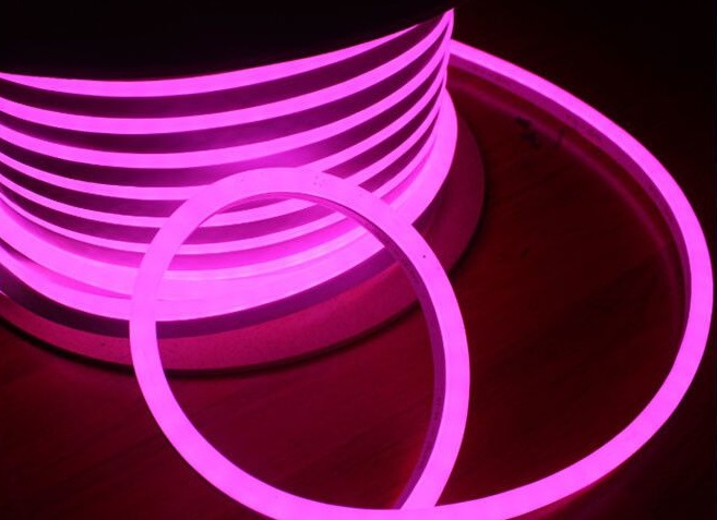Noas 220 Volt Dış Mekan NEON Led 120 Led / Metre (8X16 mm) YL42-0001 Pembe