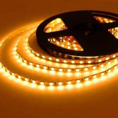 Noas 12 Volt İç Mekan 60 Ledli 4040 Şerit Led - 14.4 Watt/Metre YL40-4001 [5 Metre] Amber