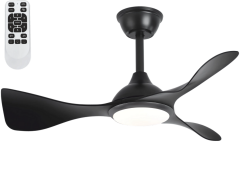 Cata Zurih 40w Ledli 132cm 3 Renk Mod Siyah Renk Tavan Vantilatörü CT-3001