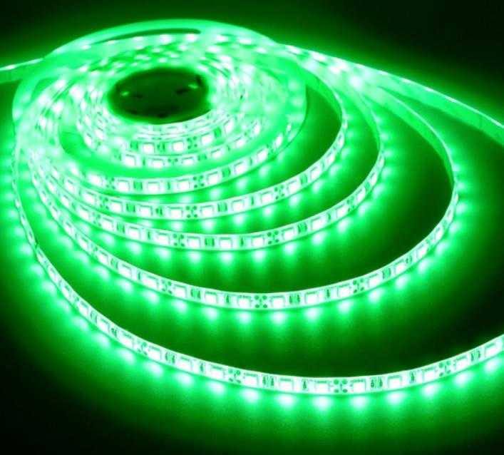 Noas 12 Volt İç Mekan 60 Ledli 4040 Şerit Led - 14.4 Watt/Metre YL40-4001 [5 Metre] Yeşil
