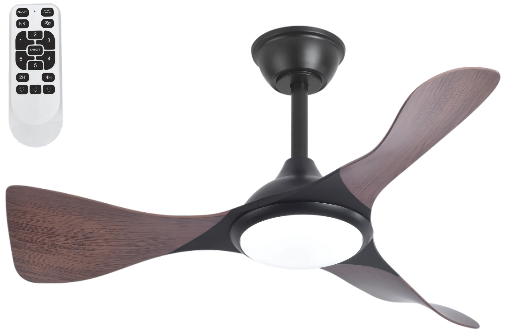 Cata Bern 40w Ledli 132cm 3 Renk Mod Ahşap Görünümlü Tavan Vantilatörü CT-3002