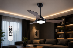 Cata Bern 40w Ledli 132cm 3 Renk Mod Ahşap Görünümlü Tavan Vantilatörü CT-3002