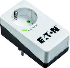 Eaton Tekli Akım Korumalı Priz Beyaz Surge Hunter PB1D Box-1