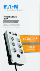 Eaton 6'lı Akım Korumalı Priz Beyaz Surge Hunter PB6D Box-6