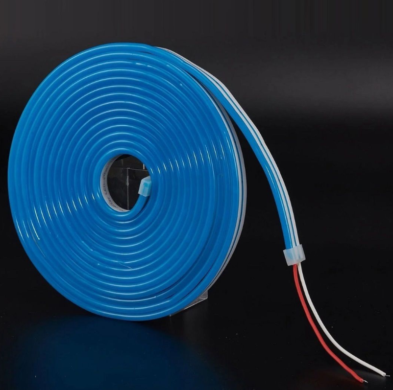 Noas 12 Volt Dış Mekan NEON Led 120 Led YL42-0121 (5 Metre) Mavi