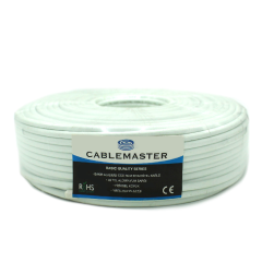 Cablemaster 100M Rg6 U4 48 Tel Bakır Alaşımlı Makarasız Uydu Kablosu CM-101