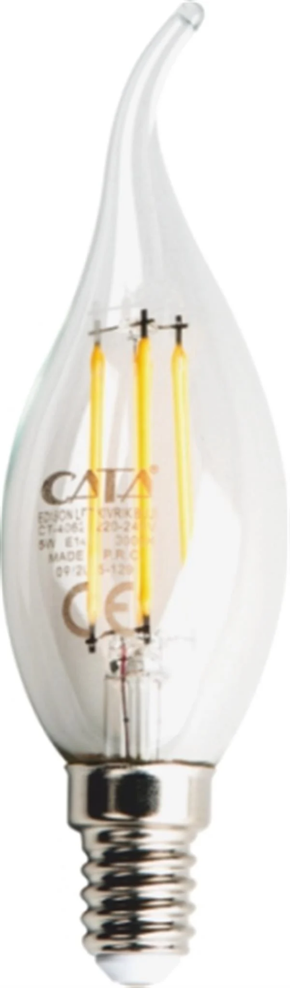 Cata 4W Led Kıvrık Buji Ampul 400 Lümen E14 Duy CT-4062 - Günışığı 3200k