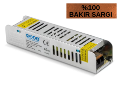 Noas 5 Amper 60W 12 Volt Şerit Led Trafosu Slim Bakır Sargı YL20-0060